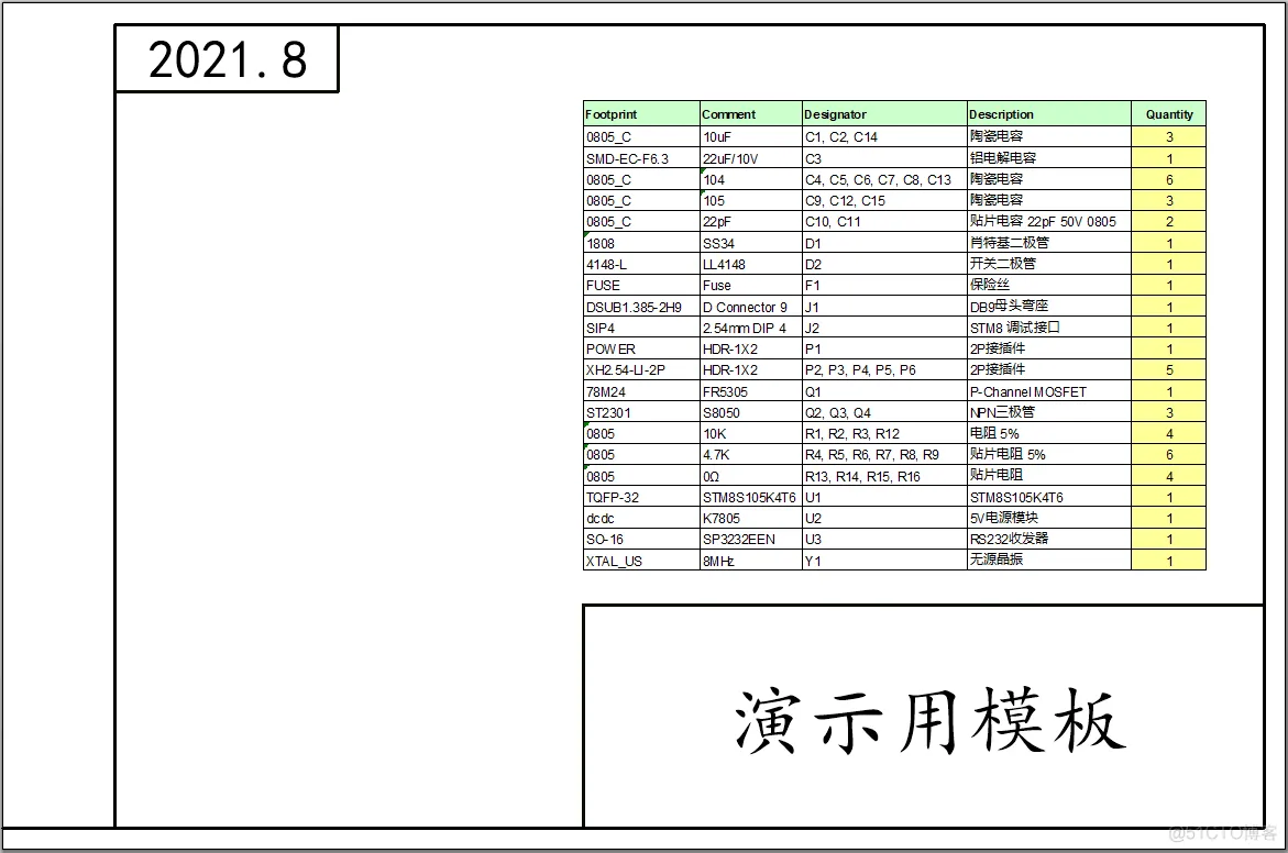 PCB文件输出为特定模板的PDF文件（包括分层输出） 02_目标文件_08